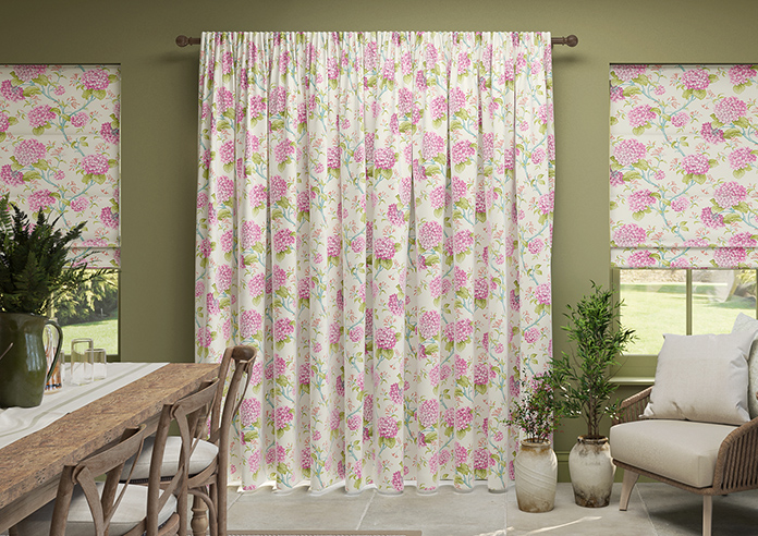 Bouquet Velvet, Wild Rose - Made to Measure Curtain - Image 7